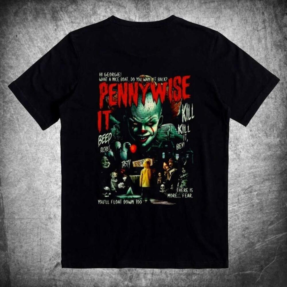 It Pennywise Stephen King Halloween Tshirt